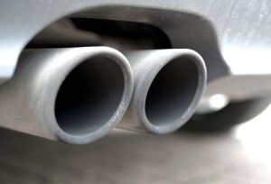 Exhaust pipe of a motor vehicle